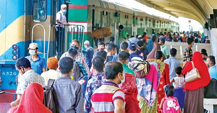 আজ ঈদযাত্রায় রয়েছে ৫৪ জোড়া ট্রেন