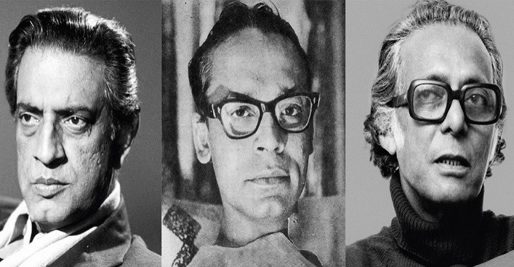সত্যজিৎ, ঋত্বিক ও মৃণাল সেনের চলচ্চিত্র ও চিন্তা পাঠ শিল্পকলায়