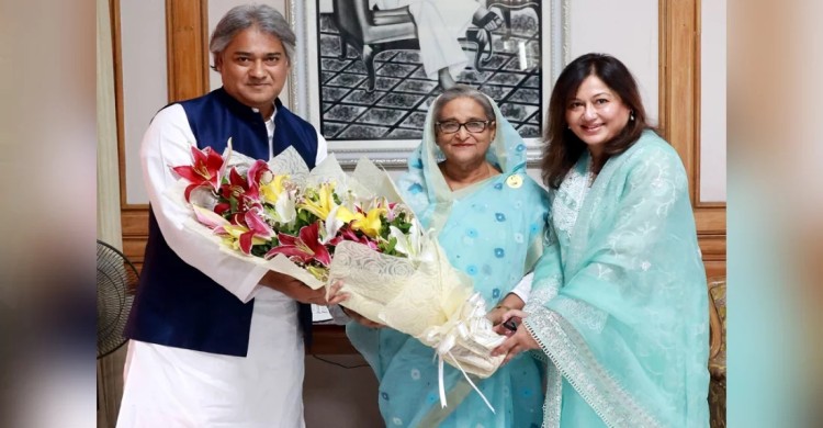 প্রধানমন্ত্রীর সঙ্গে সাক্ষাৎ করলেন নবনির্বাচিত এ আরাফাত