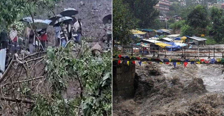 ভারতের হিমাচলে ব্যাপক বৃষ্টি ও ভূমিধস, নিহত ১৬