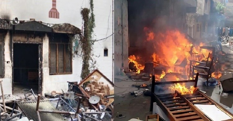 পাকিস্তানে ৫ গির্জায় ভাঙচুর ও অগ্নিসংযোগ, আটক ১০০