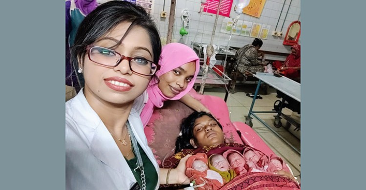 ঢামেকে পাঁচ সন্তানের জন্ম দিলেন নারী