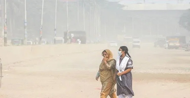 বায়ু দূষণে আজও শীর্ষে ঢাকা