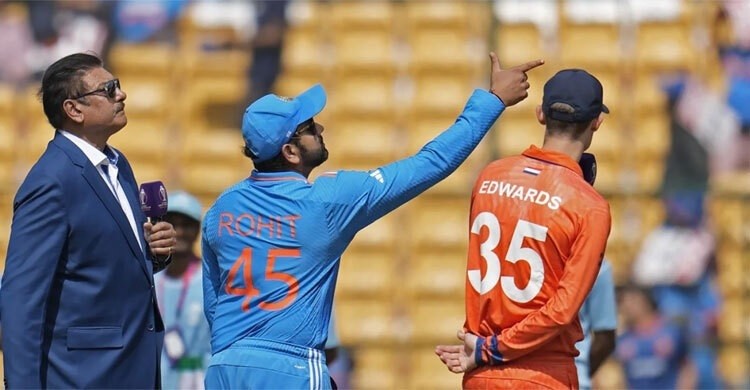টসে জিতে নেদারল্যান্ডসের বিপক্ষে ব্যাটিংয়ে ভারত