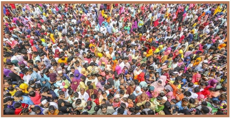 দেশের মোট জনসংখ্যা ১৬ কোটি ৯৮ লাখ