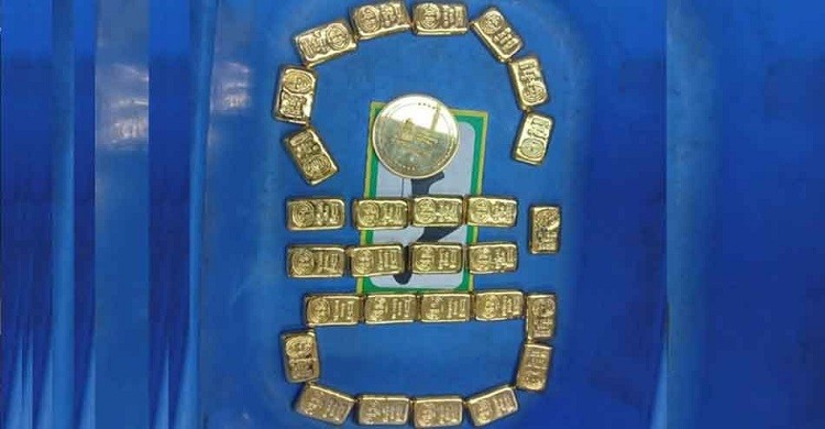 সাড়ে ৩ কেজি সোনাসহ শাহজালালে যাত্রী আটক