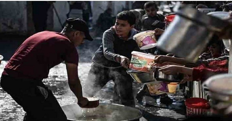 অনাহারে মারা যাচ্ছে গাজার শিশুরা: ডব্লিউএইচও