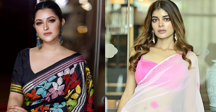 একই ফ্রেমে পরীমণি ও মধুমিতা