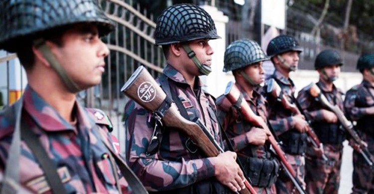 ৪১৮ প্লাটুন বিজিবি মোতায়েন