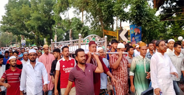 নান্দাইল এ নির্বাচনী সহিংসতায় কলেজ ছাত্র খুন, লাশ নিয়ে মিছিল অবরোধ