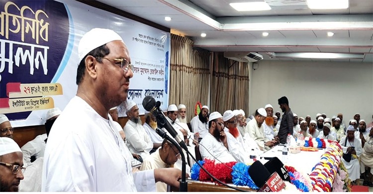 দেশ নিয়ে গভীর ষড়যন্ত্র চলছে, ডামি সরকারের কাছে দেশ নিরাপদ নয়: চরমোনাই পীর