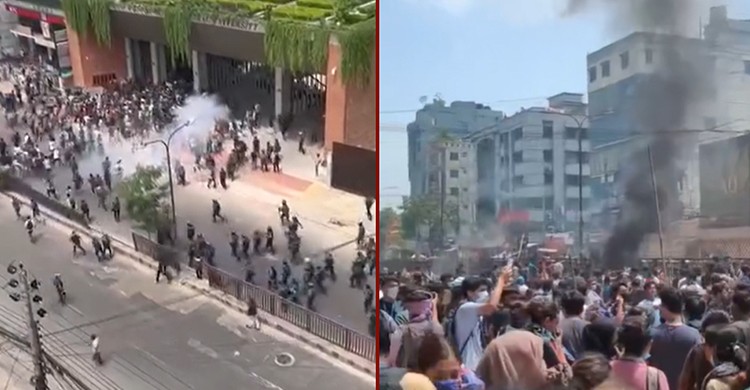 বাড্ডা-রামপুরায় ধাওয়া-পাল্টাধাওয়া