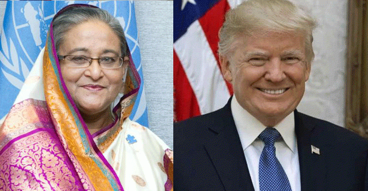 নবনির্বাচিত প্রেসিডেন্ট ডোনাল্ড ট্রাম্পকে শেখ হাসিনার অভিনন্দন
