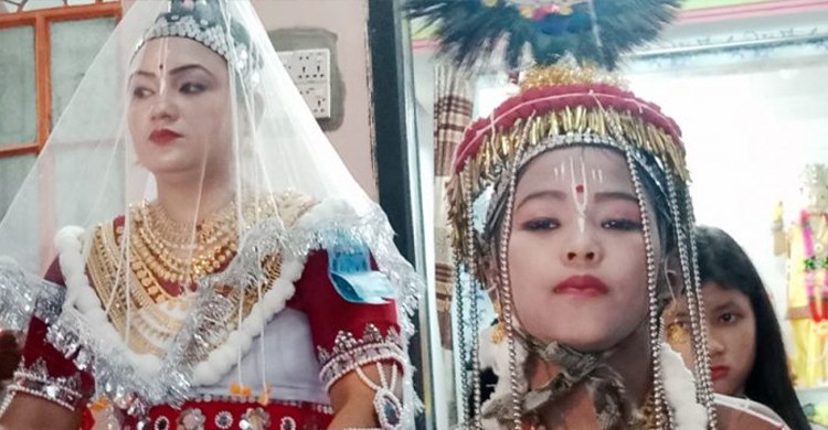 চুনারুঘাটে মনিপুরীদের আবাসস্থলে রাস লীলা অনুষ্ঠিত