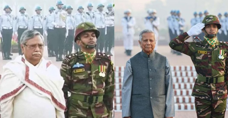 জাতীয় স্মৃতিসৌধে প্রেসিডেন্ট-প্রধান উপদেষ্টার শ্রদ্ধা