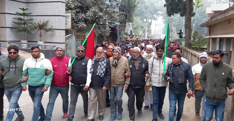 ইসলামপুরে ছাত্রদলের প্রতিষ্ঠা বার্ষিকী উদযাপন উপলক্ষে বর্ণাঢ্য শোভাযাত্রা