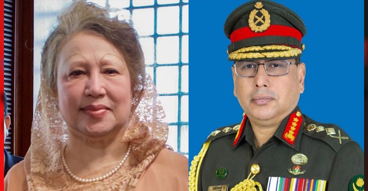 খালেদা জিয়ার সঙ্গে সস্ত্রীক সেনাপ্রধানের সাক্ষাৎ