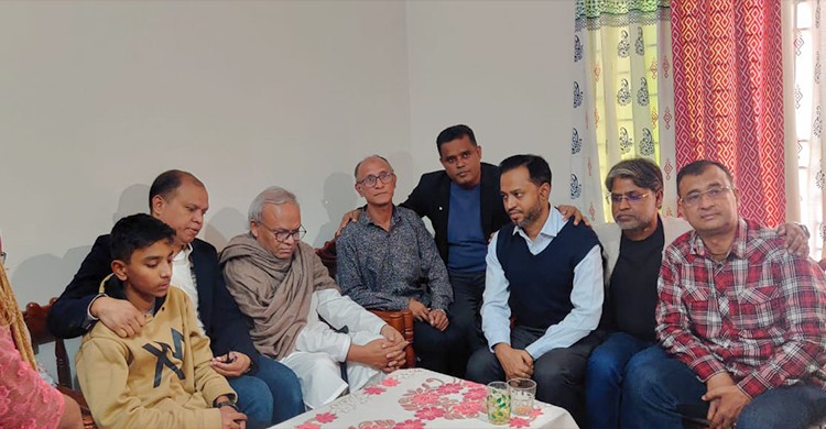 শহীদ আহনাফের পরিবারের পাশে তারেক রহমান