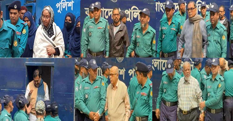 সাবেক ১১ মন্ত্রীসহ ১৬ জনকে ট্রাইব্যুনালে হাজির