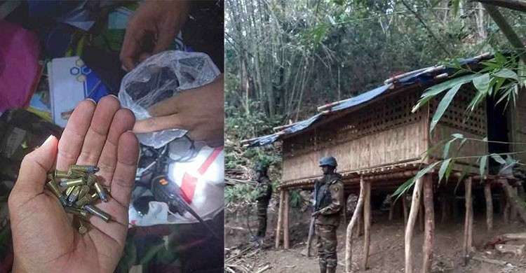 রাঙ্গামাটিতে ইউপিডিএফের গোপন আস্তানা থেকে গোলাবারুদ উদ্ধার