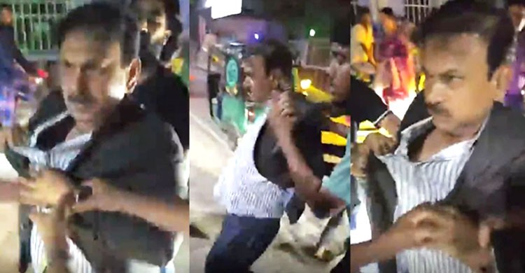 সাবেক এমপি  আজিজ জামিনে কারামুক্ত হওয়া পর গণধোলাই