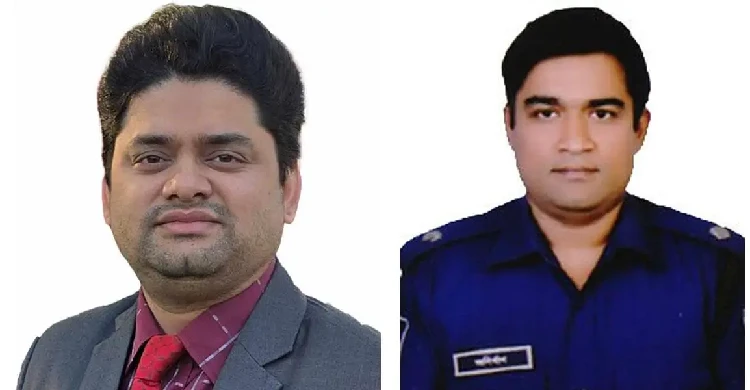 অতিরিক্ত পুলিশ সুপার অনির্বাণ চৌধুরী ও ম্যাজিস্ট্রেট সাইফুল ইসলাম আটক