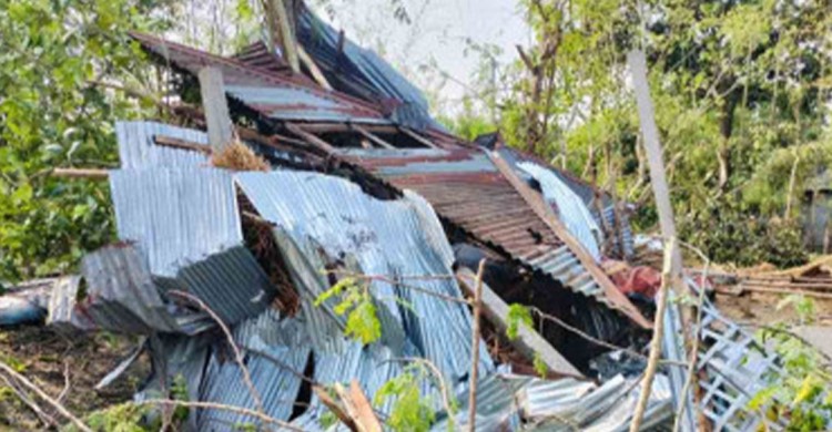 কাল বৈশাখী ঝড়ে লন্ডভন্ড কুড়িগ্রাম