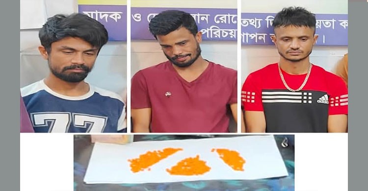১৮ টি মামলার ৩ মাদককারবারি গ্রেফতার, উদ্ধার ৩৫০ ইয়াবা