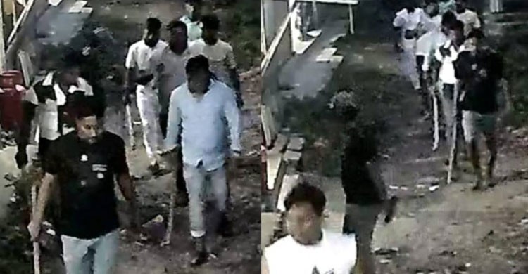কুমিল্লার গ্রামে আওয়ামী লীগ নেতাদের সশস্ত্র মহড়া