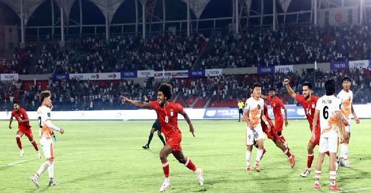 ২-০ গোলে ভুটানকে হারাল বাংলাদেশ
