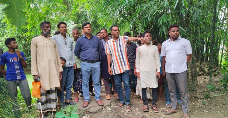 কেন্দুয়া পৌরসভার উন্নয়ন কাজ পরিদর্শনে ইউএনও ইমদাদুল হক তালুকদার
