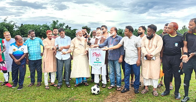 কুলাউড়ায় আন্তঃইউনিয়ন ফুটবল লীগ উদ্বোধন