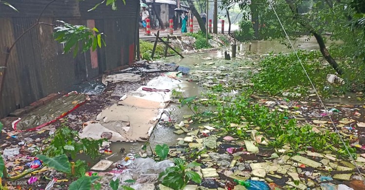 জারিরদোনা ও তুলাতুলি খাল খনন না হওয়ায় কমলনগরে জলাবদ্ধতা