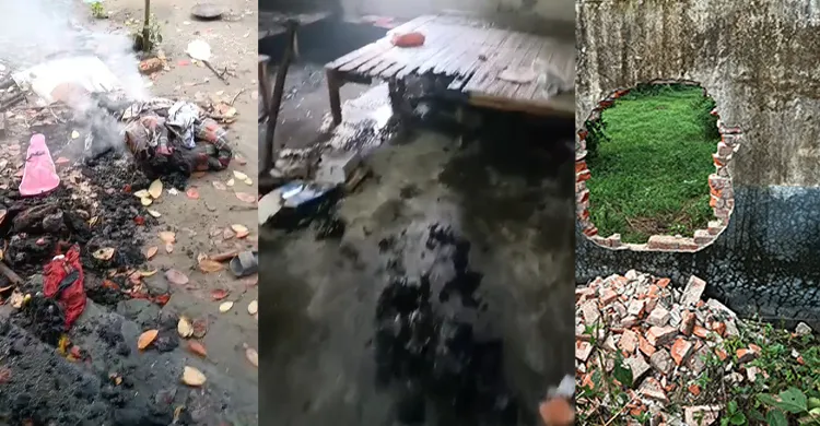 আশুলিয়ায় মধ্যরাতে কানাডা প্রবাসীর এগ্রো  প্রকল্পে হামলা আগুন, পুলিশ নির্বিকার