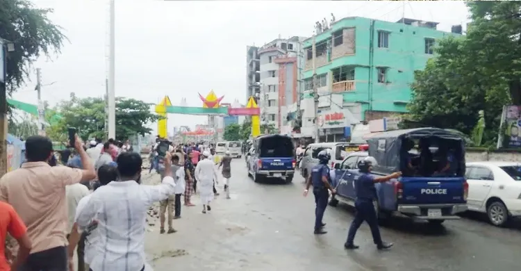 এনসিপির গাড়িবহরে হামলা, রণক্ষেত্র গোপালগঞ্জ