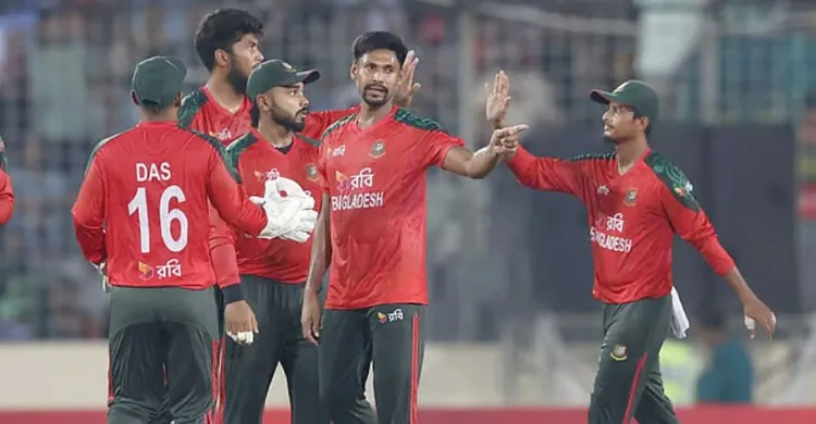 ৭ উইকেটে জয়ের মাধ্যমে ৯ বছরের খরা কাটালো বাংলাদেশ