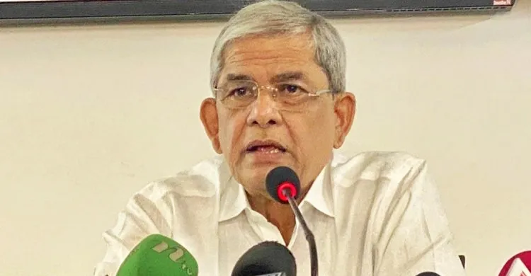 খায়রুল হককে গ্রেফতারে সরকারকে ধন্যবাদ জানিয়েছেন মির্জা ফখরুল