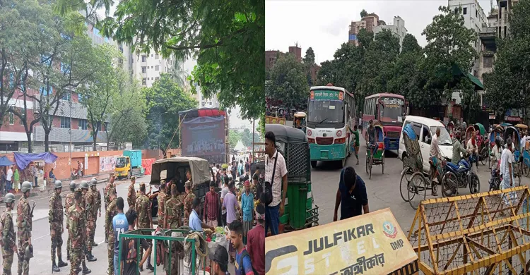 মানিক মিয়া অ্যাভিনিউয়ে যান চলাচল বন্ধ, বিকল্প রুট ব্যবহারে ডিএমপির পরামর্শ