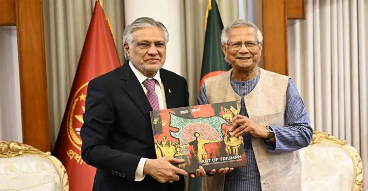 প্রধান উপদেষ্টার সঙ্গে পাকিস্তানের উপপ্রধানমন্ত্রীর সৌজন্য সাক্ষাৎ