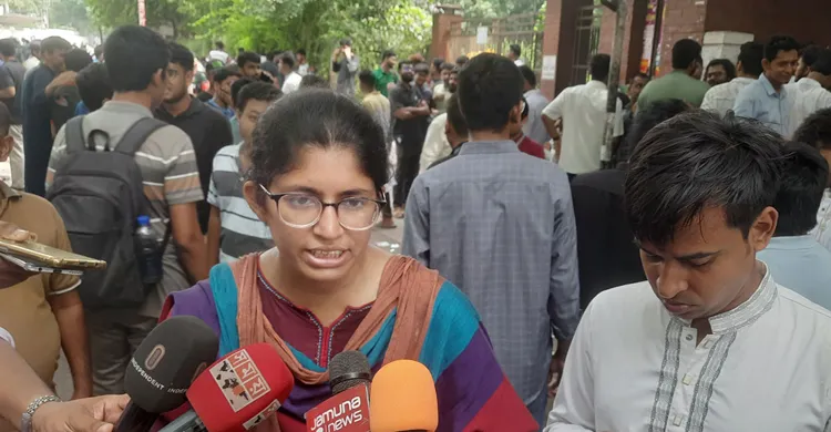 জয়ের ব্যাপারে আশাবাদী: ডাকসু ভিপি প্রার্থী উমামা ফাতেমা