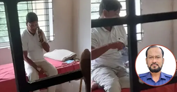 হাজতে আসামিকে মোবাইল ব্যবহারের সুযোগ, ওসি প্রত্যাহার