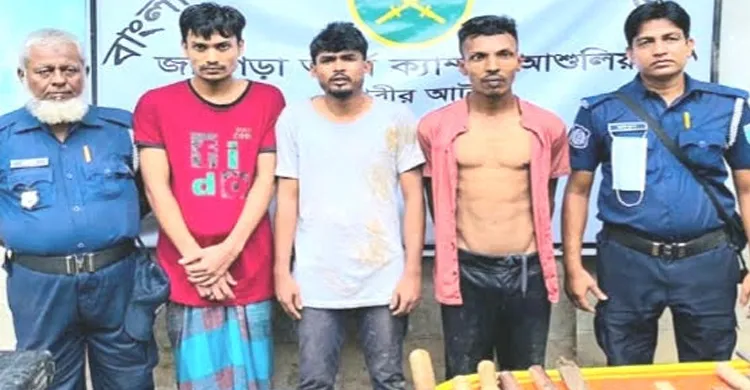 আশুলিয়ার সেনাবাহিনীর অভিযানে অস্ত্রসহ ৩ সন্ত্রাসী গ্রেফতার