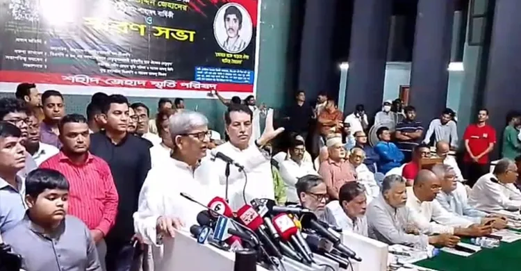 গণতন্ত্র ফিরিয়ে আনার একমাত্র পথ নির্বাচন : মির্জা ফখরুল