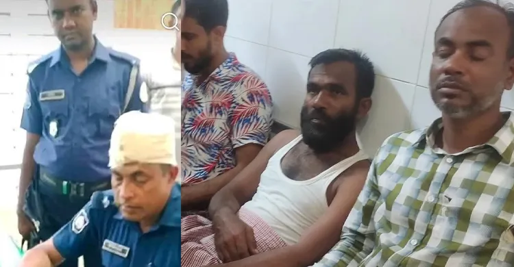 ভোলায় বিএনপি-বিজেপির সংঘর্ষে পুলিশ সাংবাদিকসহ আহত ৫০