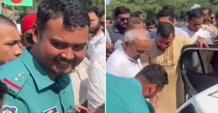 রুহুল কবির রিজভীর পা ধরে সালাম, সার্জেন্ট আরিফুল ইসলাম ক্লোজড