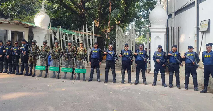 ট্রাইব্যুনালে রায় ঘোষণাকে ঘিরে কড়া নিরাপত্তা ব্যবস্থা