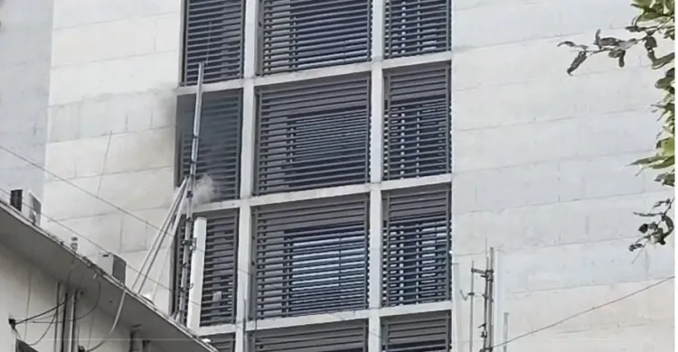 সচিবালয়ের নতুন ভবনে আগুন