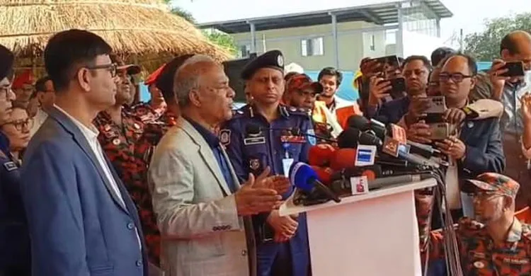 ভয়াবহ দুর্যোগ মোকাবিলায় আধুনিক প্রশিক্ষণের বিকল্প নেই: স্বরাষ্ট্র উপদেষ্টা