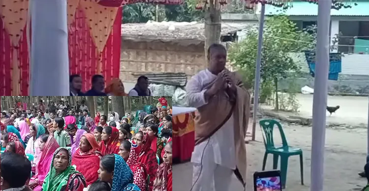 ধানের শীষ প্রতীক সনাতন ধর্মাবলম্বীদের ভাগ্যোন্নয়নের নিশ্চয়তা দিতে পারে: শাহ রিয়াজুল হান্নান