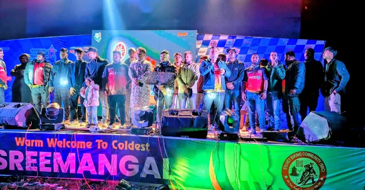 শ্রীমঙ্গলের দার্জিলিং টিলায় দেড় হাজার বাইকপ্রেমীদের মিলনমেলা